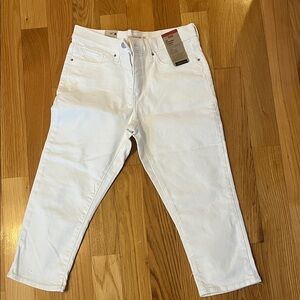 Levi's White Slim Straight Men's Jeans